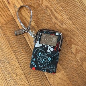 Coach Wristlet/ phone holder